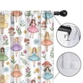 thumbnail image 4 of Blackout Kids Curtains,Colorful Fairy Flower Pattern Childrens Insulated Curtains Set Of 2,Bedroom Essentials,Toddler Room Decor 42"x63", 4 of 5