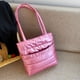 thumbnail image 3 of 6984 Bolso mano algodón invierno Bolso hombro gran capacidad coreano Bolso mujer europeo y americano moda-PZ20231005006457 Rosa, 3 of 9