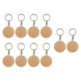 thumbnail image 3 of Almencla 10Pcs Key Tag Collectible Accessories DIY Decoration Unfinished Wood Keyring B, 3 of 8