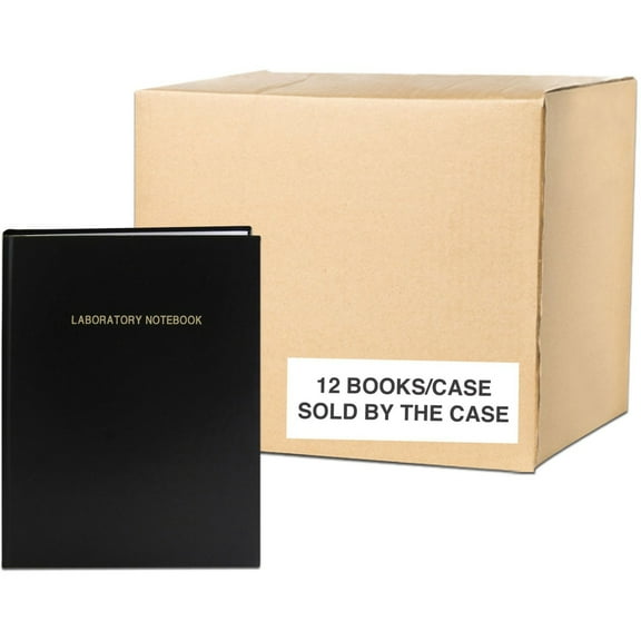 Roaring Spring 4x4 Graph Single Copy Lab Book with Numbered Pages, 1 Case (12 Total), 11.25" x 8.75" 144 Pages, White Paper