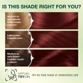 thumbnail image 6 of Garnier Nutrisse Nourishing Hair Color Creme, 066 True Red Pomegranate, 6 of 10