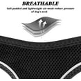 thumbnail image 6 of Dog Harness for Small & Medium Dogs Reflective Step in Puppy Harness Black, 6 of 9