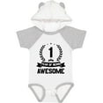 thumbnail image 3 of Inktastic 1 year of being awesome birthday black Boys or Girls Baby Bodysuit, 3 of 5