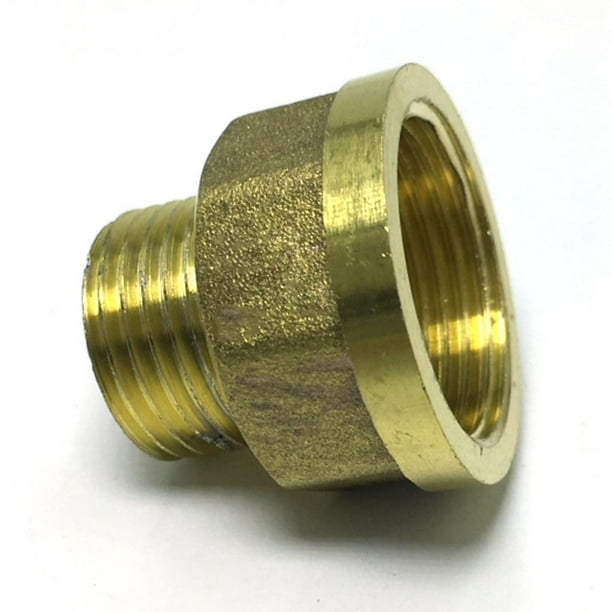 1/2 3/4 Female Thicken Brass Connector Pipe Fitting DN15 x DN20