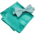 thumbnail image 1 of Juego de pañuelos de bolsillo para hombre Alfani pajarita autoatada verde talla única, 1 of 1