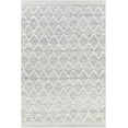 thumbnail image 2 of Hauteloom Bartimaeus Recycled Material Living Room, Bedroom Area Rug - Traditional, Transitional - Cream, Black - 5' x 7'6", 2 of 8