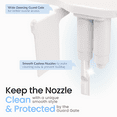 LUXE Bidet NEO 185 Plus Dual Nozzle, EZLift Hinges, 360° SelfClean
