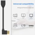 thumbnail image 4 of Cable Displayport Poyiccot 8K 1.4, ángulo recto de 90 grados, 15 cm, 4 of 7
