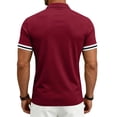 thumbnail image 5 of Guluxicc Men's Henley T Shirts Button Classic Fit Short Sleeve Everyday Wear Shirts Summer Casual Outfits, 5 of 9
