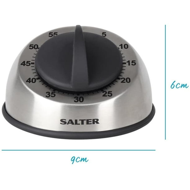 Platteland Empirisch Oefenen Quality Mechanical Kitchen Timer Up To 60 Minutes - Battery Free - 2 Year Warranty, Stainless Steel, Black/Silver - Walmart.com Platteland Empirisch Oefenen Quality Mechanical Kitchen Timer Up To 60 Minutes - Battery Free - 2 Year Warranty, Stainless Steel, Black/Silver - Walmart.com