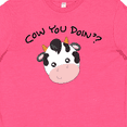 thumbnail image 4 of Inktastic Cow You Doin'? Cute Cow Youth T-Shirt, 4 of 5