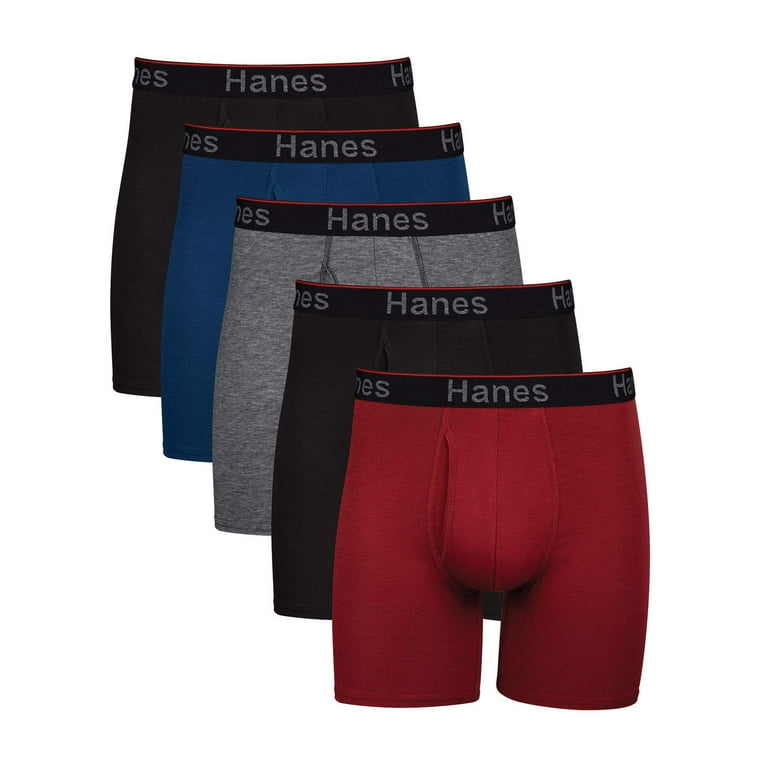 Hanes Men's Comfort Flex Fit Total Support Pouch Long Leg Boxer