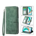 thumbnail image 2 of Funda Tipo Billetera para Honor X6B Carcasa Abatible con Porta Tarjetas, Bolsillo para Efectivo, Soporte Ajustable, Cierre Magnético y Correa de Muñeca Verde, 2 of 6