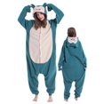 thumbnail image 2 of ZHAOCHENG Pijama de una pieza para adultos, mono Kigurumi de animales para hombre y mujer, pijama de cuerpo entero, disfraz de Snorlax de dibujos animados, XXL, 2 of 4