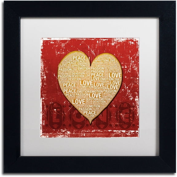 Trademark Fine Art "Every Time I'm With You" Canvas Art by Philippe Sainte-Laudy White Matte, Black Frame