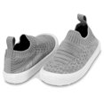 thumbnail image 5 of JAN & JUL Toddler Shoes for Girls Boys, Cute Easy-on Sneakers for Summer (Grey, US Size 7), 5 of 6