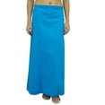 thumbnail image 3 of Bollywood Solid Petticoat Underskirt Indian Cotton Lining For Sari, 3 of 3