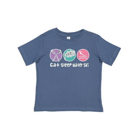

Inktastic Water Skiing Eat Sleep Water Ski Gift Baby Girl T-Shirt