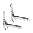 thumbnail image 2 of Soporte de microondas de acero inoxidable 304 con brazos telescópicos y ganchos Soporte de montaje en pared universal para horno microondas, parrilla y horno de hasta 40 kg Montaje en pared, 2 of 5