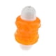 thumbnail image 5 of Juguetes Perros Masticar Mordedor Barbell Complimentos Mascota Color Brillante Ecológico Duradero naranja, 5 of 6