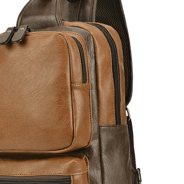 Cuero Mochilas Y Bolsos Para Hombres Mochila Pequeña Para Hombre