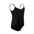 thumbnail image 7 of CYRBOKO Gymnastics Leotards for Girls, Training Spaghetti Strap Stretchy Backless Ballerina Dancewear Black Size 5-6 T, 7 of 7
