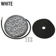 thumbnail image 1 of SPRING Noen Round LED Tail Light Car Light 16 LEDs ABS Material Bright + Flash White, 1 of 9
