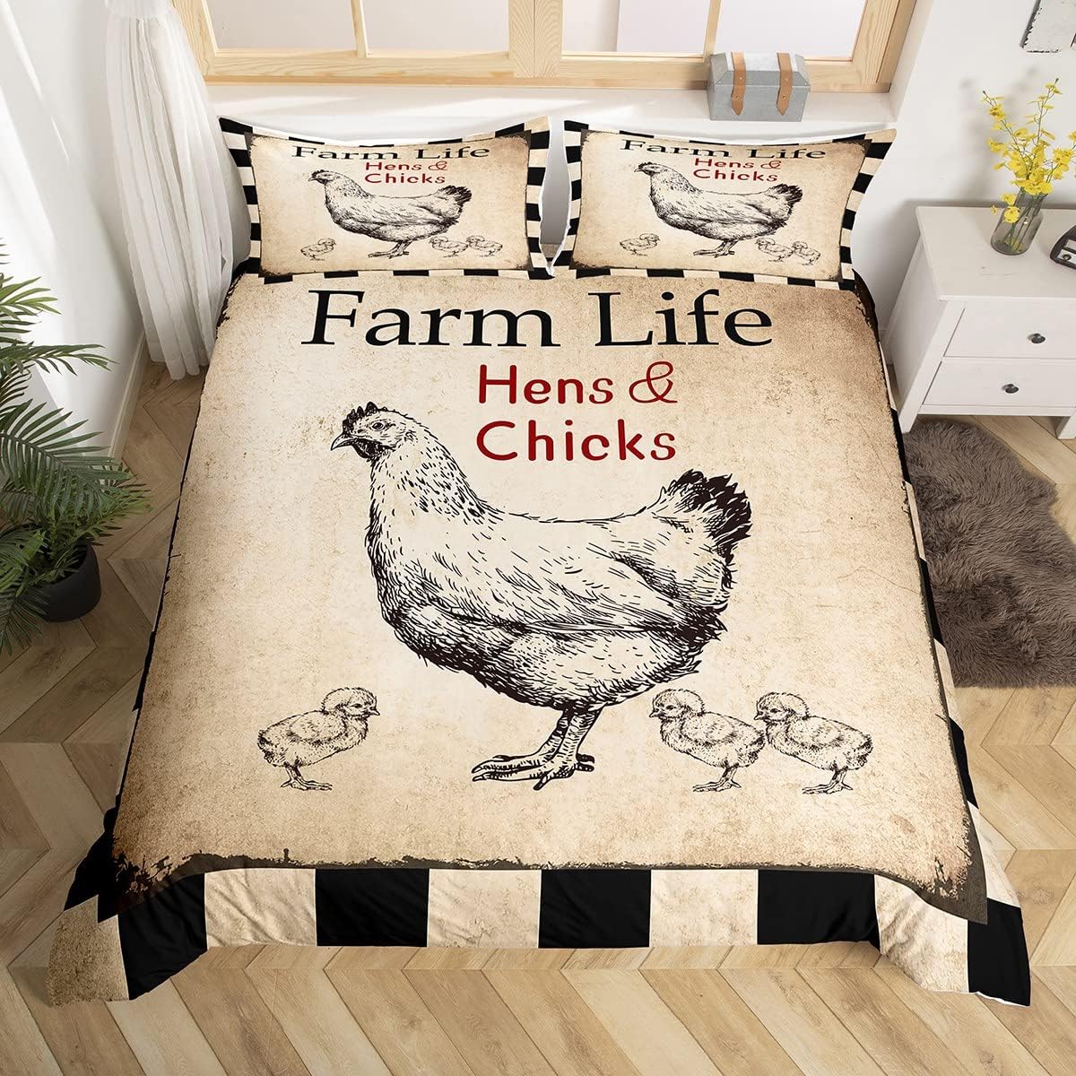 Funny Chicken WJ1303039CL Duvet Cover Set main image 1