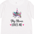 thumbnail image 4 of Inktastic My Mimi Loves Me Girl Unicorn Girls Long Sleeve Toddler T-Shirt, 4 of 5