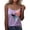 Purple, variant on Samlisa Womens Spaghetti Strap Camisole Tops Trendy Tie Dye Printed Tank Tops Summer Sleeveless Crew Neck Cami Tops Tshirts White XL