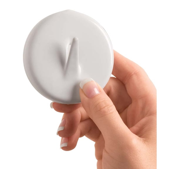 Miles Kimball White Magnetic Wreath Hanger - 2 3/4"