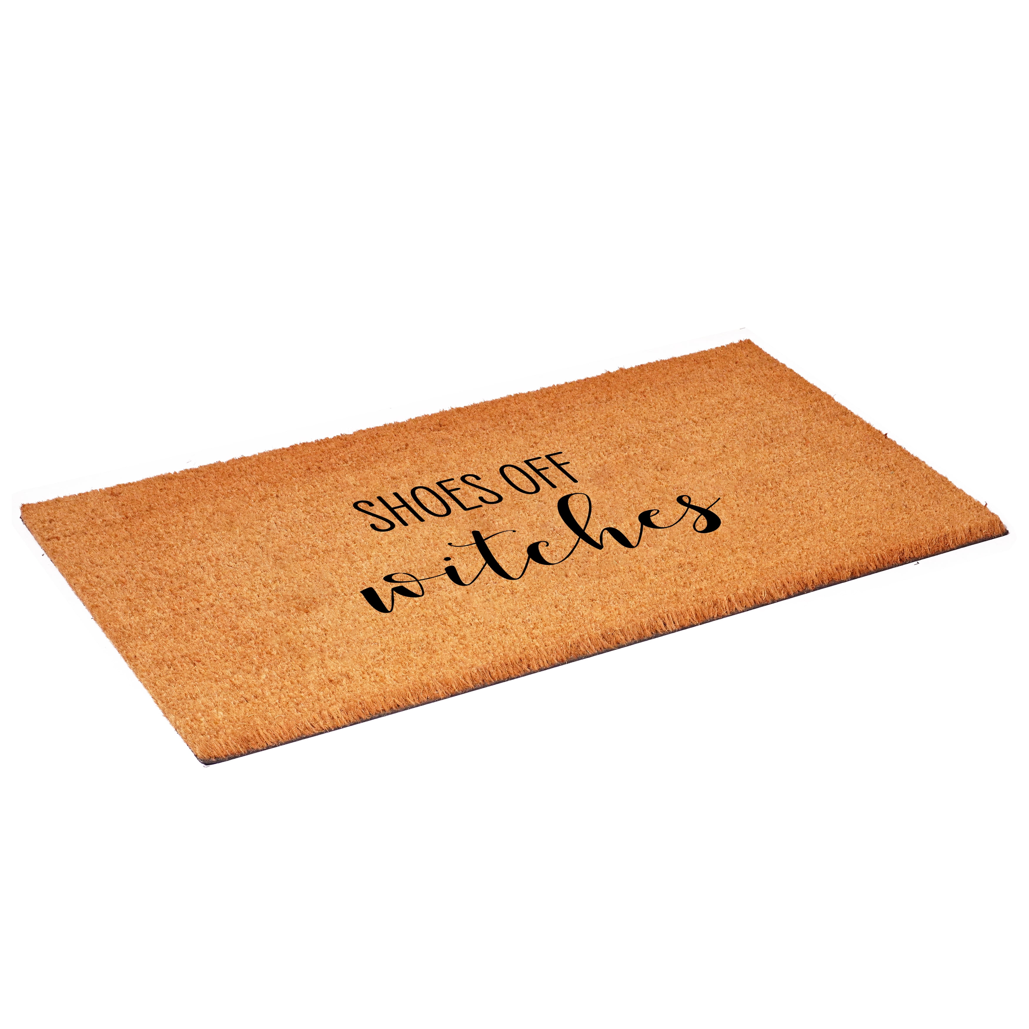 Calloway Mills 111892436 Shoes Off Witches Doormat 24" x 36"