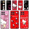 thumbnail image 2 of Hello Kitty Lovly Case For Honor 90 Lite 8X 20 70 X8 X8A X9a X7 X6 50 Magic5 Pro 4 Black Soft Phone Funda, 2 of 5