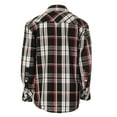thumbnail image 3 of Gioberti Boys Casual Western Plaid Long Sleeve Pearl Snaps Shirt, 3 of 4