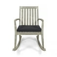 thumbnail image 5 of Champlain Outdoor Modern Acacia Wood Rocking Chairs with Water-Resistant Cushions, 5 of 5