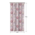 thumbnail image 5 of Princess Castle Cloud Pattern Shower Curtain 36"x72" ,Bathroom Decorative Shower Curtains Set with 12 Hooks,Modern Waterproof Washable Shower Curtain, 5 of 6