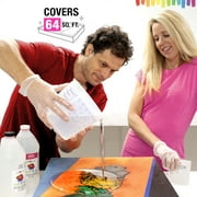 clear non-toxic artresin epoxy resin 2 gal professional kit