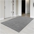 thumbnail image 4 of Koeckritz Rugs 2'x7' Soft Indoor/Outdoor Sky Grey Bound Area Rug Lightweight, Easy to Clean & Move, 4 of 8