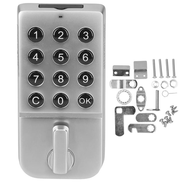 Cerradura con contraseña para cajones, armarios, armarios, seguridad digital, cerraduras electrónicas inteligentes antirrobo.