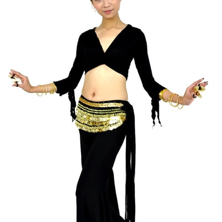 Raindrops 2 Pairs Small Musical Instruments Iron Finger Cymbals for Belly Dancers