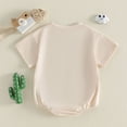 thumbnail image 7 of Nwiuh Western Baby Girls Boys Bodysuit Clothes Country Cowboy Cowgirl Funny Cute Infant Creeper One-Piece Baby Bodysuit (Beige, 3-6 Months), 7 of 7