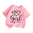 thumbnail image 3 of OJinShaWanO T-Shirts de Compression pour Filles T-Shirt Mignon à Motif pour Fille Col Rond Manches Courtes T-Shirt d'Été Décontracté Rose 11-12 Ans, 3 of 5
