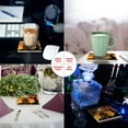 thumbnail image 2 of RYLABLUE Happy Halloween Set of 8 Coaster for Drinks, Absorbent Ceramic Stone Coasters Cup Mat with Cork Base for Home Kitchen Room Coffee Table Bar Decor, 2 of 4