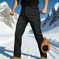thumbnail image 6 of Snow Pants Men Waterproof Winter Warm Fleece Lined Ski Cargo Pants for Outdoor Work Hunting Hiking Snowboard, 6 of 9