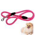 thumbnail image 2 of Reflective Pet Leash Nylon Braided Dog Walking Rope Dog Leash for Night Walking, 2 of 10