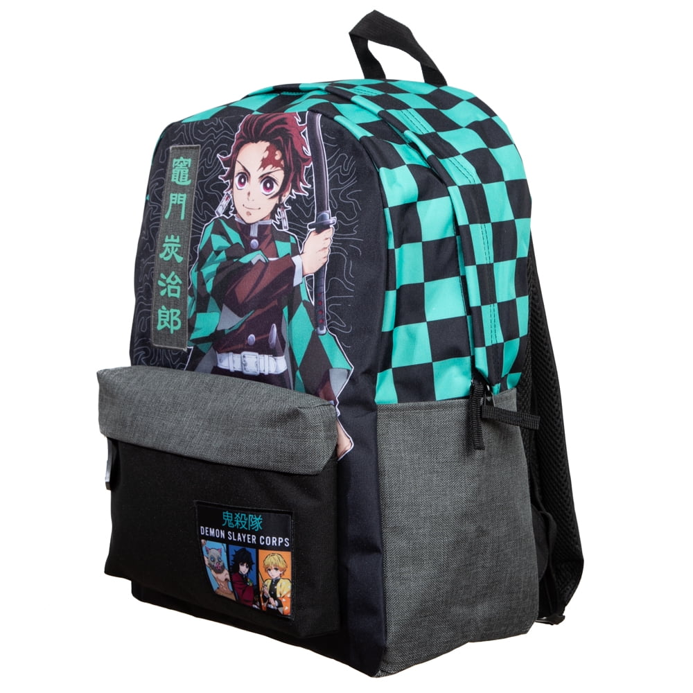 4Clovers School Bacpack Lightweight Canvas Laptop Backpacks for Men Women Daypacks Plaid Rucksack Bookbags