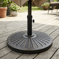 thumbnail image 4 of Bibana 18" 30.2-lbs Heavy Duty Round Antiqued Umbrella Base for Patio, Outdoor - Bronze, 4 of 9