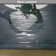 thumbnail image 6 of Ambesonne Underwater Place Mats Set of 4, Mermaids at Night, Standard Size, Black Grey, 6 of 6