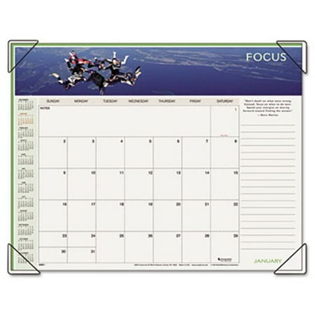 At-A-Glance 89801 Panoramic Motivational Monthly Desk Pad Calendar 22 x At-A-Glance 89801 Panoramic Motivational Monthly Desk Pad Calendar 22 x