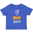 thumbnail image 3 of Inktastic Lab Life is Ruff Yellow Labrador Boys or Girls Toddler T-Shirt, 3 of 5